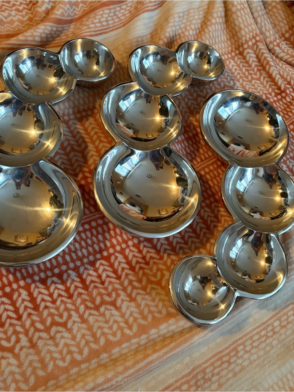 Nambé Caterpillar Condiment Server